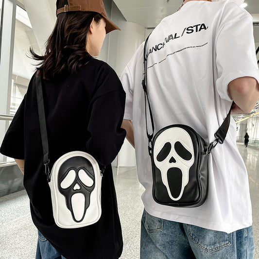 Ghost Face Spooky Over The Shoulder Purse Bag